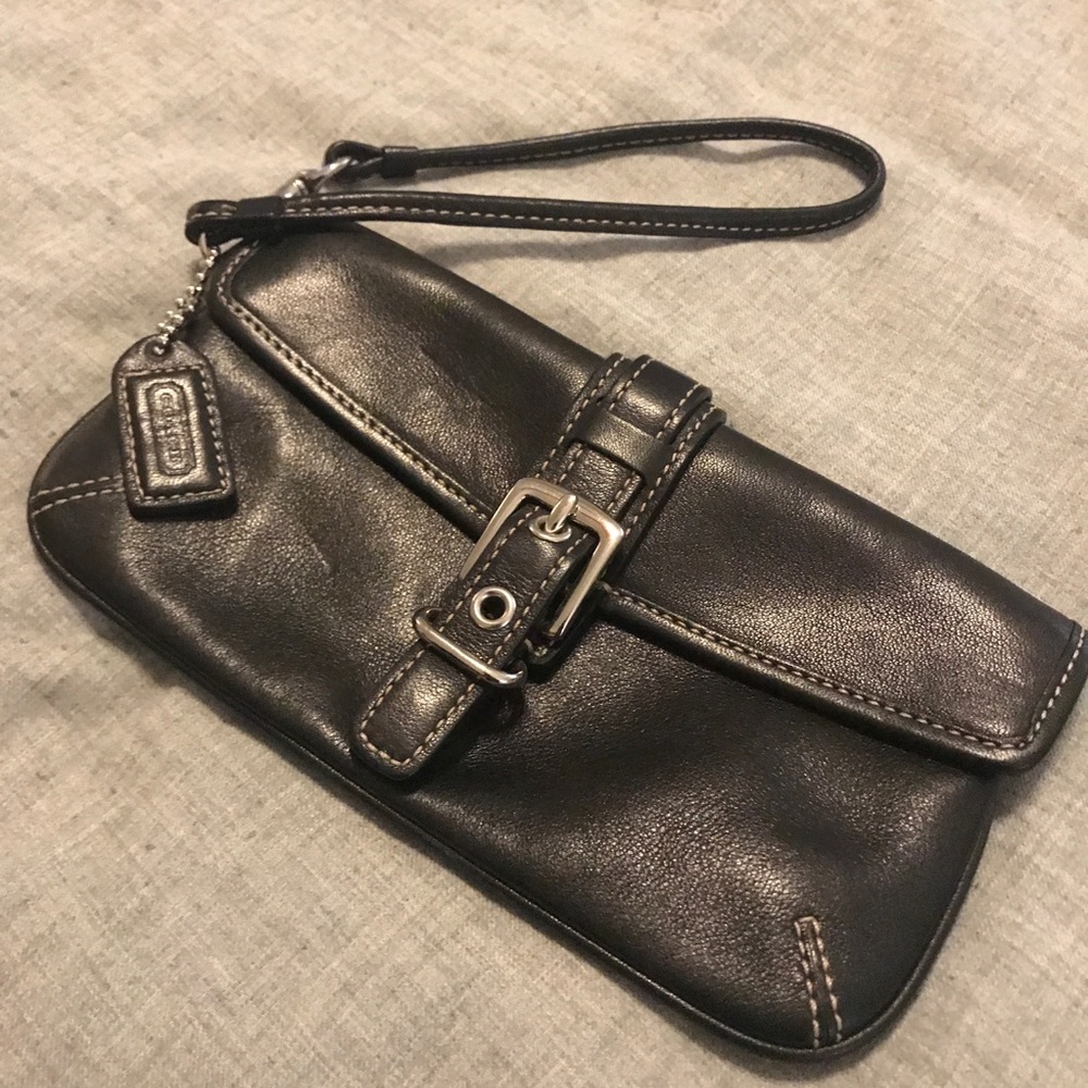 Coach Wristlet, Black